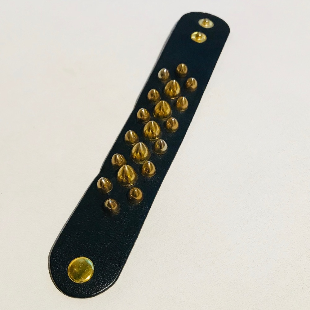 Gold studded bracelet (statement piece)